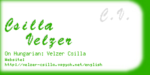 csilla velzer business card